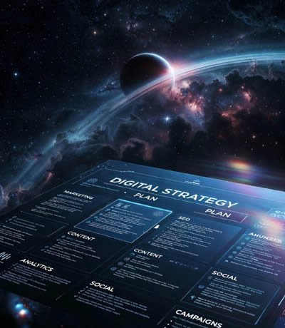 Digital marketing strategy board